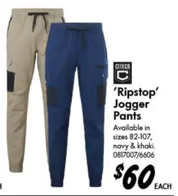 Bunnings Ripstop Jogger Pants offer