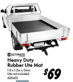 Bunnings Heavy Duty Rubber Ute Mat offer