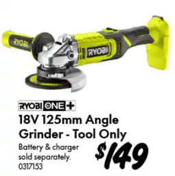 Bunnings 18V 125mm Angle Grinder - Tool Only offer