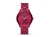 Bevilles Jewellery Michael Kors Slim Runway Red Analogue Watch MK4505 offer