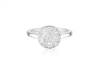 Bevilles Jewellery Georgini Mosaic Disc Silver Ring - 5 offer
