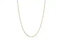 Bevilles Jewellery 9ct Yellow Gold Diamond Cut Wheat Necklace 55cm offer
