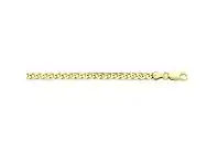Bevilles Jewellery 9ct Yellow Gold Solid Concave Curb Necklace 60cm offer