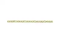 Bevilles Jewellery 50cm 9ct Yellow Gold Figaro Chain Necklace offer