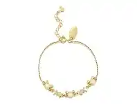 Disney Mickey & Minnie Mouse 'M' Gold Bracelet