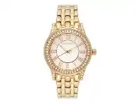 Bevilles Jewellery Pierre Cardin Gold Cubic Zirconia Watch Model-5505 offer