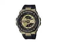 Bevilles Jewellery Casio G Shock Black & Gold Watch GST-400G-1A9DR offer