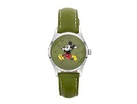 Disney Running Mickey Mouse Green Watch