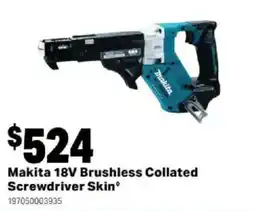 Mitre 10 Makita 18V Brushless Collated Screwdriver Skin offer