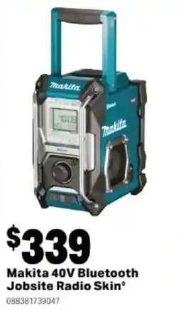 Mitre 10 Makita 40V Bluetooth Jobsite Radio Skin offer