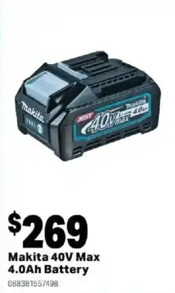 Mitre 10 Makita 40V Max 4.0Ah Battery offer