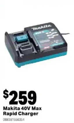 Mitre 10 Makita 40V Max Rapid Charger offer