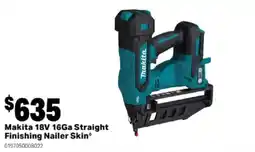 Mitre 10 Makita 18V 16Ga Straight Finishing Nailer Skin offer