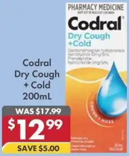 Pharmacy4Less Codral Dry Cough +Cold offer