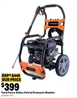 Mitre 10 Yard Force 209cc Petrol Pressure Washer offer