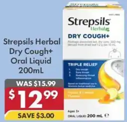 Pharmacy4Less Strepsils Herbal Dry Cough+ Oral Liquid offer