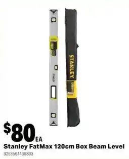 Mitre 10 Stanley FatMax 120cm Box Beam Level offer