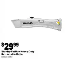 Mitre 10 Stanley FatMax Heavy Duty Retractable Knife offer