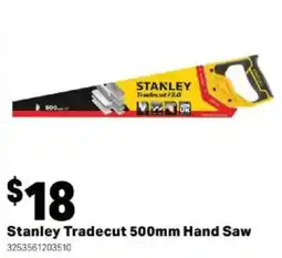 Mitre 10 Stanley Tradecut 500mm Hand Saw offer