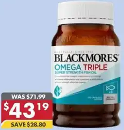 Pharmacy4Less Blackmores omega triple offer