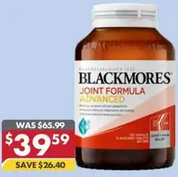 Pharmacy4Less Blackmores joint formula advanced offer