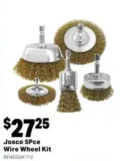 Mitre 10 Josco 5Pce Wire Wheel Kit offer