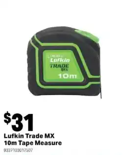 Mitre 10 Lufkin Trade MX 10m Tape Measure offer