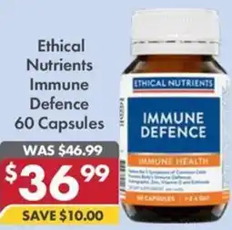 Pharmacy4Less Ethical Nutrients Immune Defence 60 Capsules offer