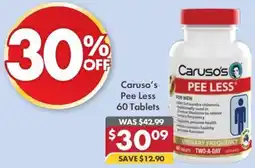 Pharmacy4Less Caruso's Pee Less 60 Tablets offer