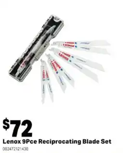 Mitre 10 Lenox 9Pce Reciprocating Blade Set offer
