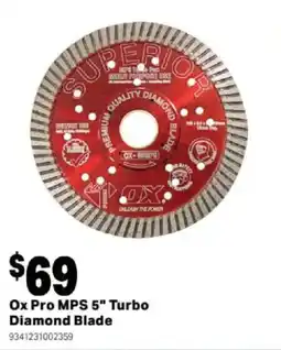 Mitre 10 Ox Pro MPS 5" Turbo Diamond Blade offer