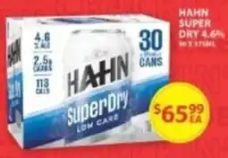 Star Liquor Hahn super dry 4.6% offer