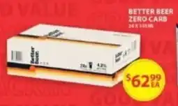 Star Liquor Better beer zero carb offer