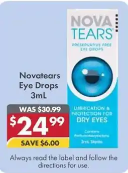 Pharmacy4Less Novatears Eye Drops offer