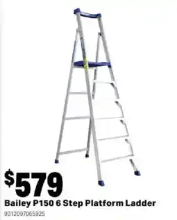 Mitre 10 Bailey P150 6 Step Platform Ladder offer