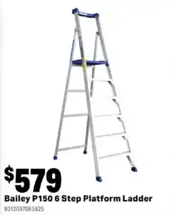 Mitre 10 Bailey P150 6 Step Platform Ladder offer