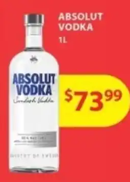 Star Liquor Absolut vodka offer