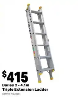 Mitre 10 Bailey 2-4.1m Triple Extension Ladder offer