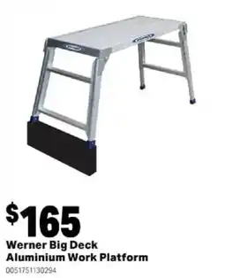 Mitre 10 Werner Big Deck Aluminium Work Platform offer