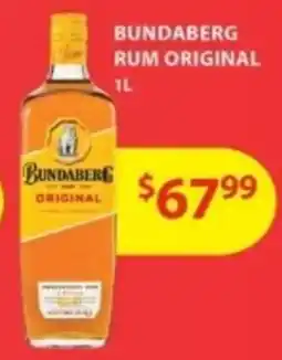 Star Liquor Bundaberg rum original offer