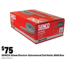 Mitre 10 SENCO 32mm Electro-Galvanised Coil Nails 3600 Box offer