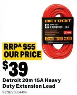 Mitre 10 Detroit 20m 15A Heavy Duty Extension Lead offer