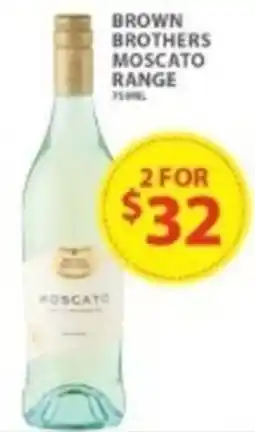 Star Liquor Brown brothers moscato range offer