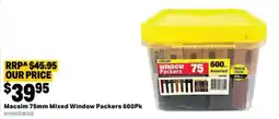 Mitre 10 Macsim 75mm Mixed Window Packers offer