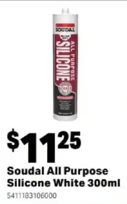 Mitre 10 Soudal All Purpose Silicone White offer