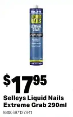 Mitre 10 Selleys Liquid Nails Extreme Grab offer