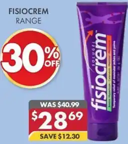 Pharmacy4Less Fisiocrem range offer