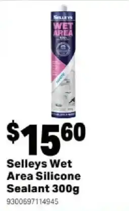 Mitre 10 Selleys Wet Area Silicone Sealant offer