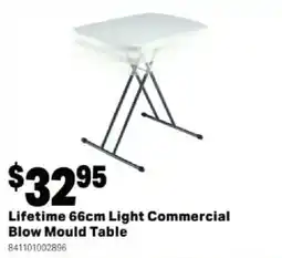Mitre 10 Lifetime 66cm Light Commercial Blow Mould Table offer
