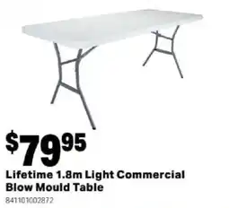 Mitre 10 Lifetime 1.8m Light Commercial Blow Mould Table offer